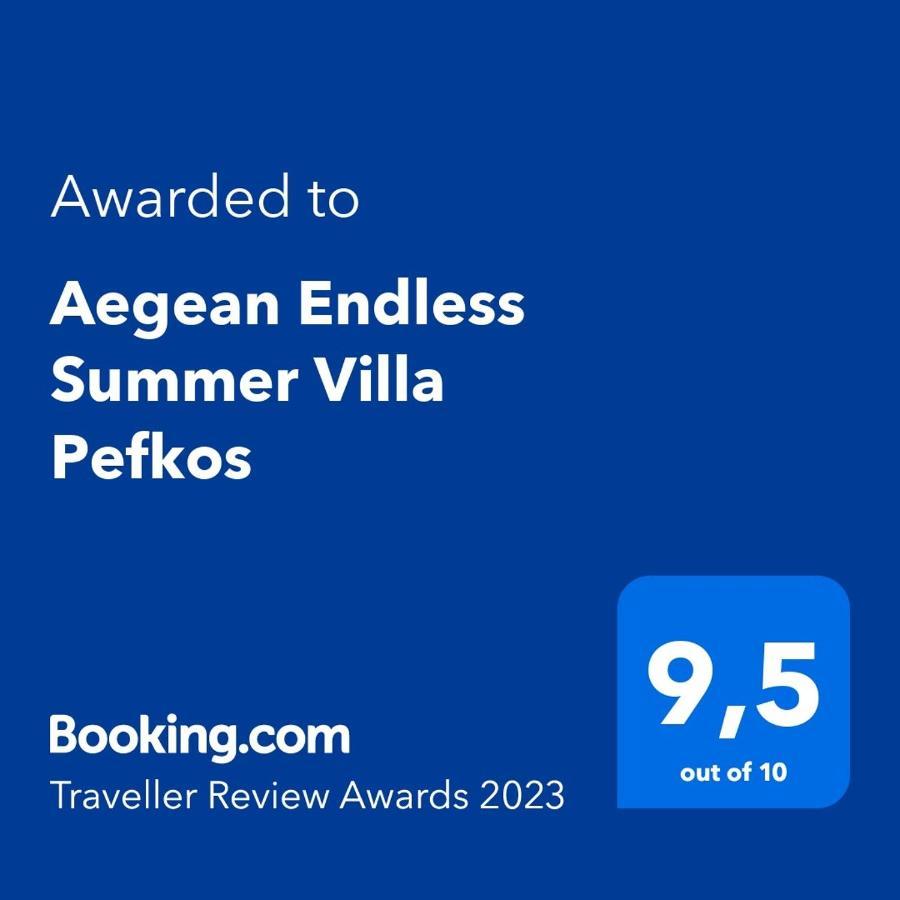 Aegean Endless Summer Villa Pefkos Pefki Eksteriør bilde
